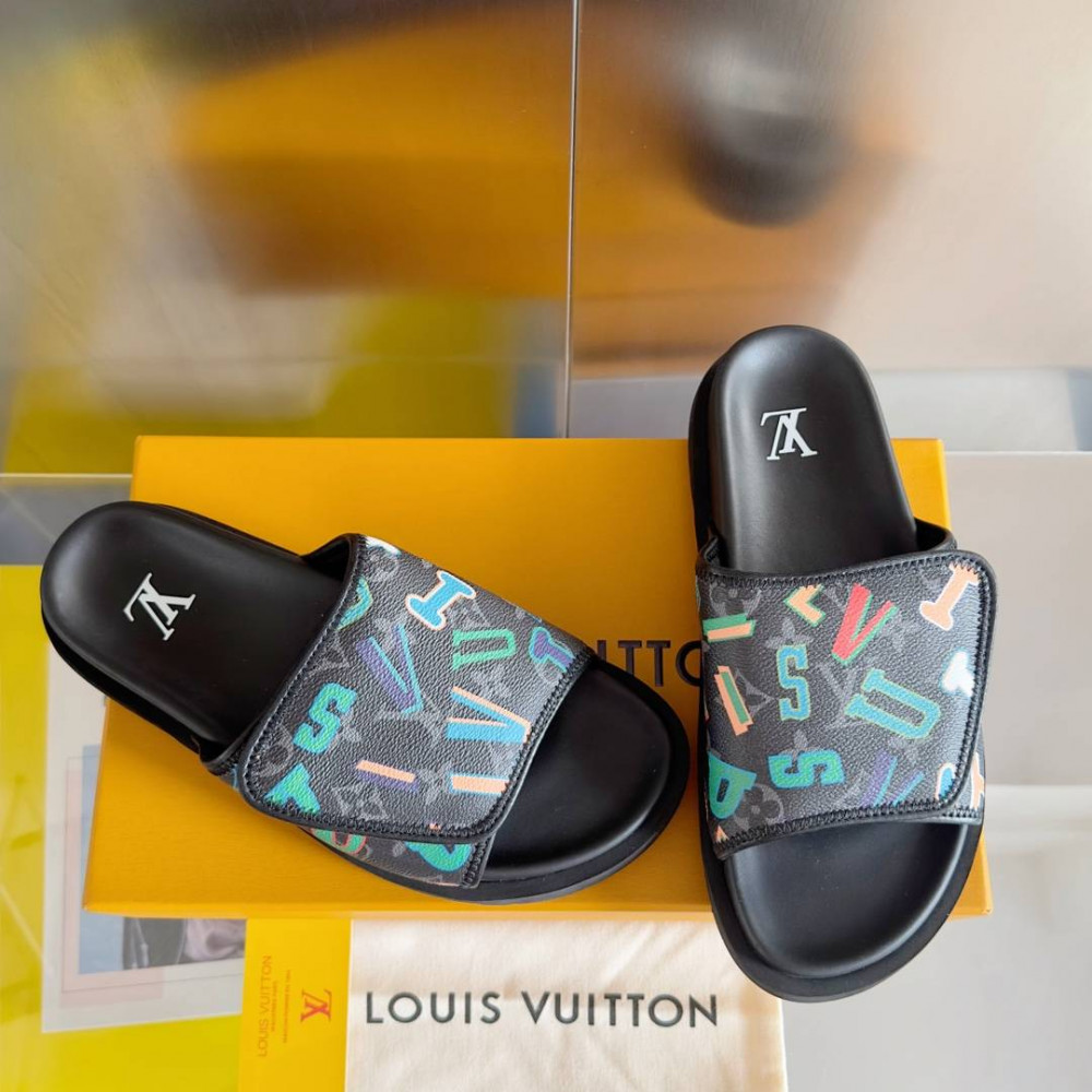 LV Miami Velcro slippers-1