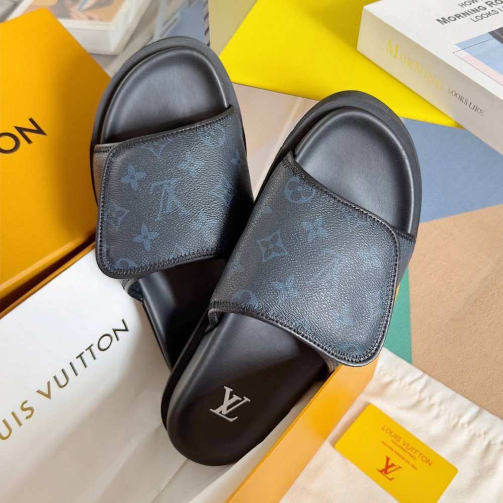 LV Miami Velcro slippers-5 LV Miami Velcro slippers-5