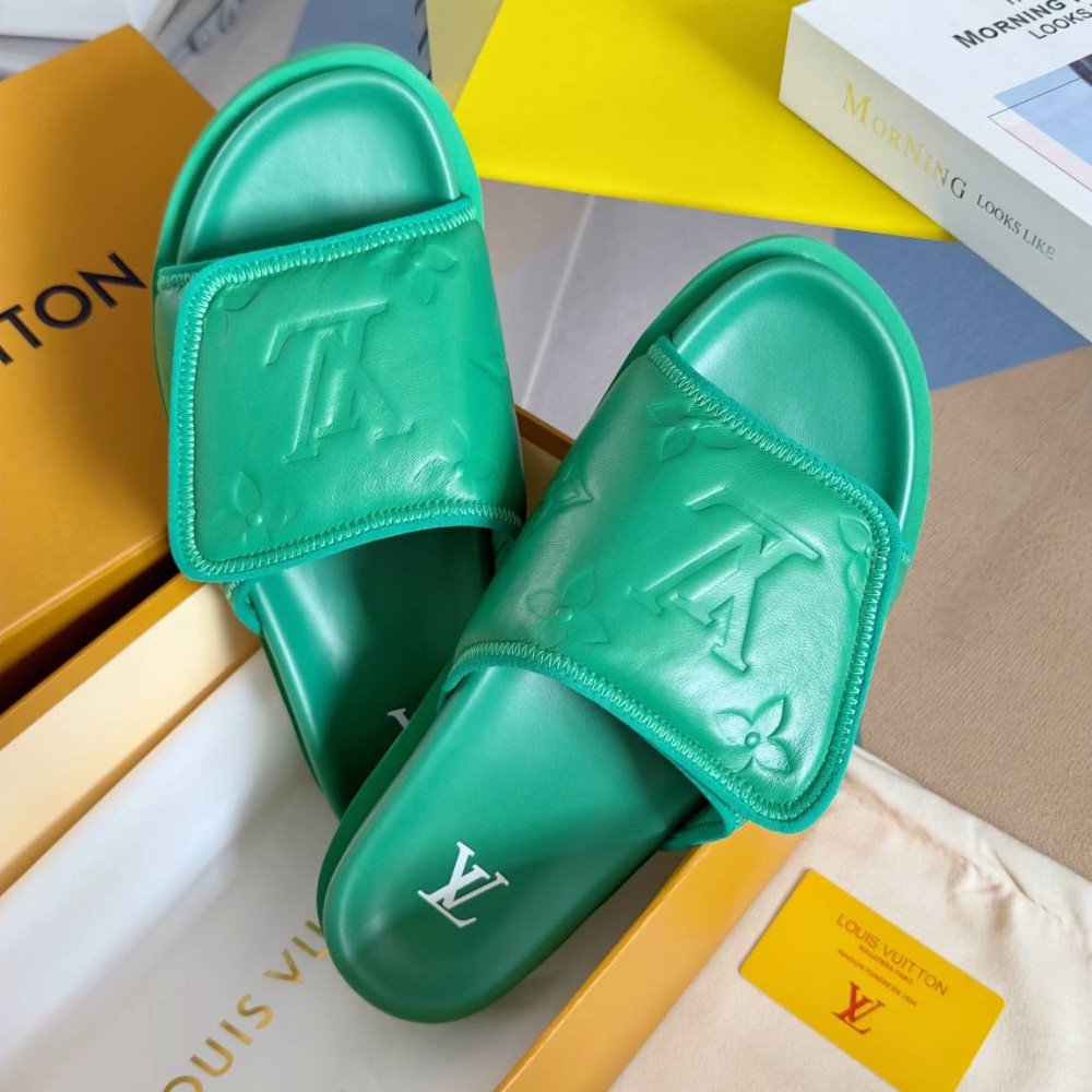 LV Miami Velcro slippers-22 LV Miami Velcro slippers-22