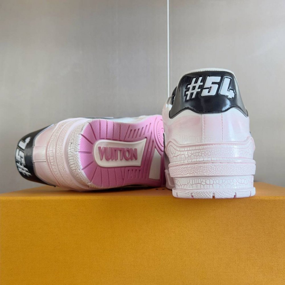 LV Trainer Wipe Color Black/Light Pink-004 LV Trainer Wipe Color Black/Light Pink-004
