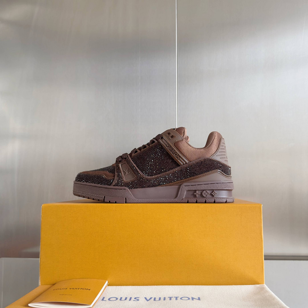 LV Trainer Sneaker Diamond Brown-020