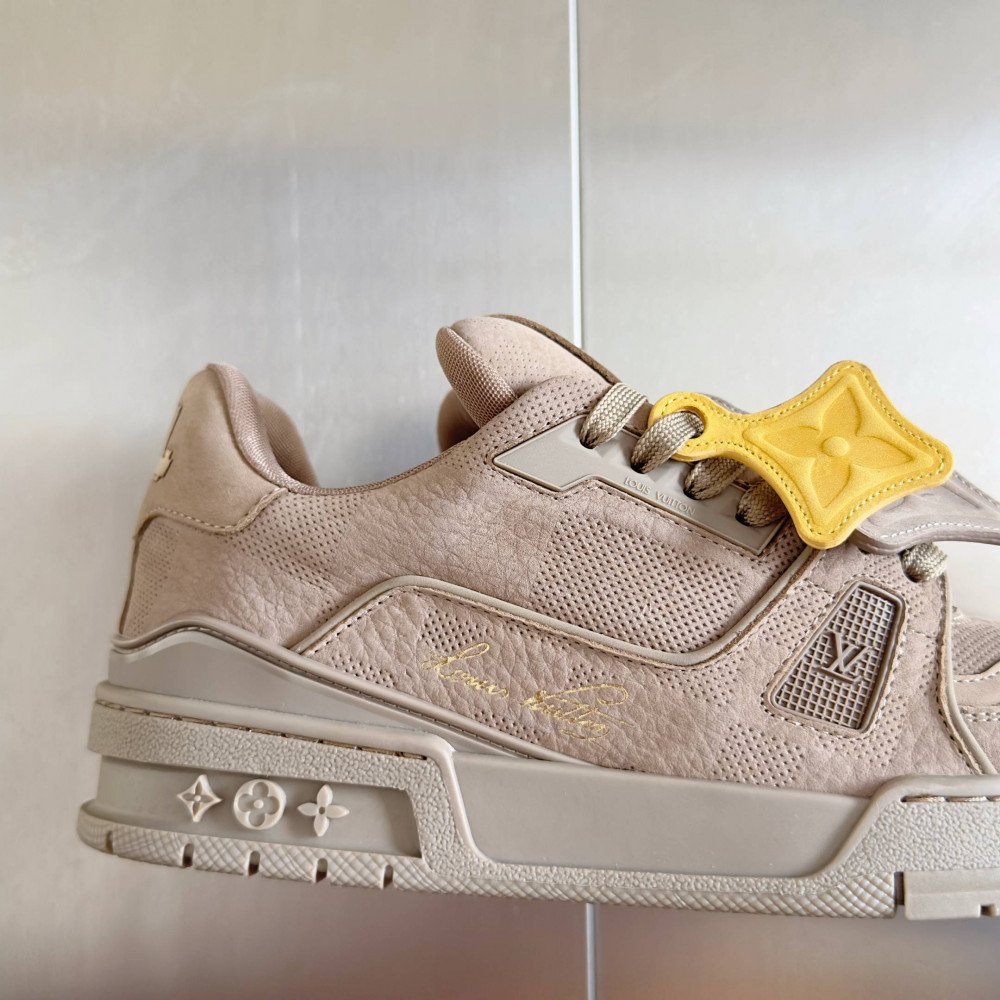 LV Trainer Sneaker Desert Yellow-027 LV Trainer Sneaker Desert Yellow-027