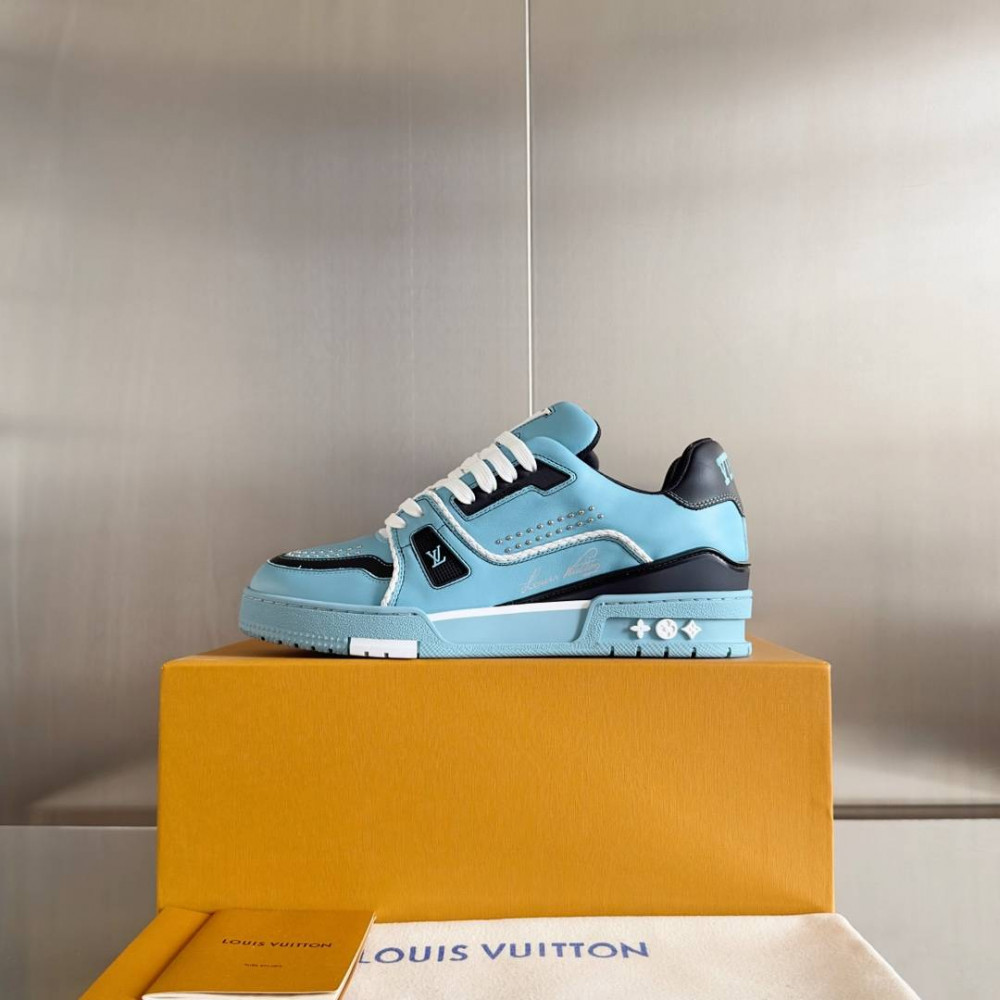 LV Trainer Sneaker Blue-041