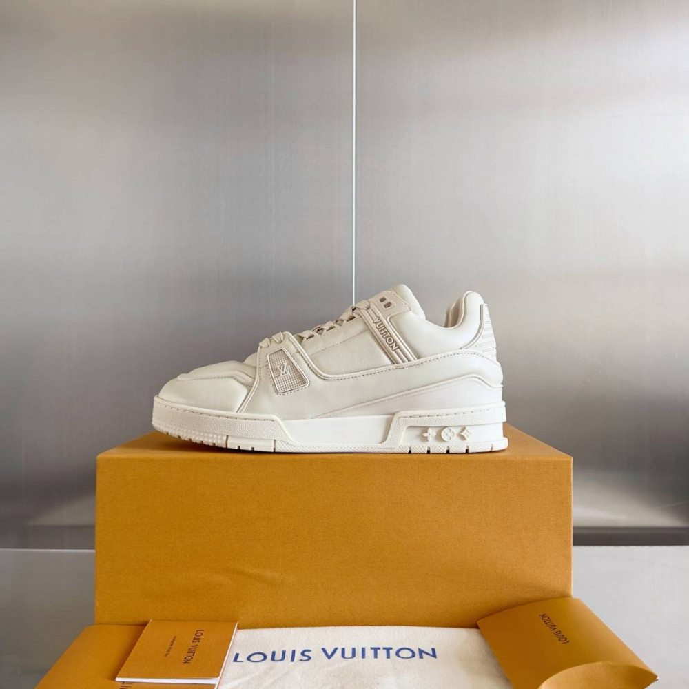 LV Trainer Sneaker White-071