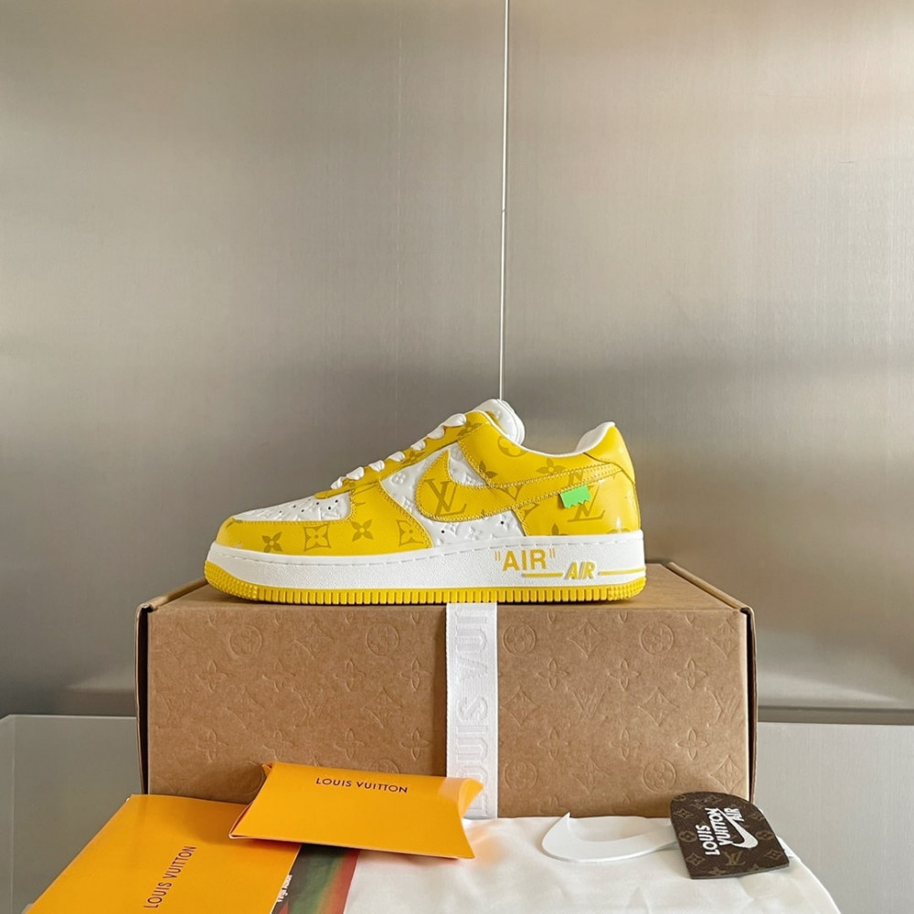 Louis Vuitton Air Force 1 Low White/Yellow