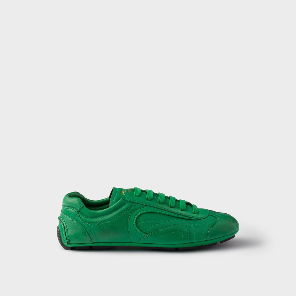 Montecarlo Re-Edition 2005 antiqued nappa leather sneakers 