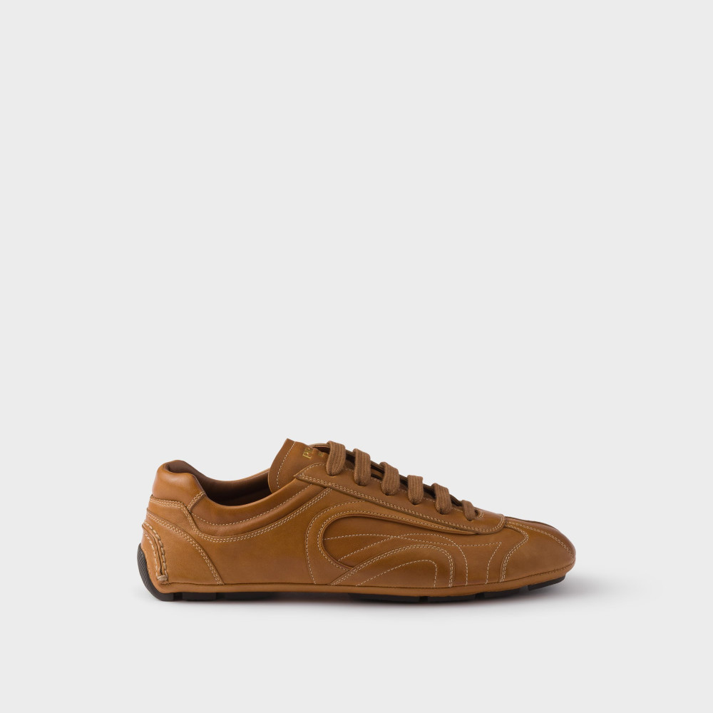 Montecarlo Re-Edition 2005 antiqued nappa leather sneakers  