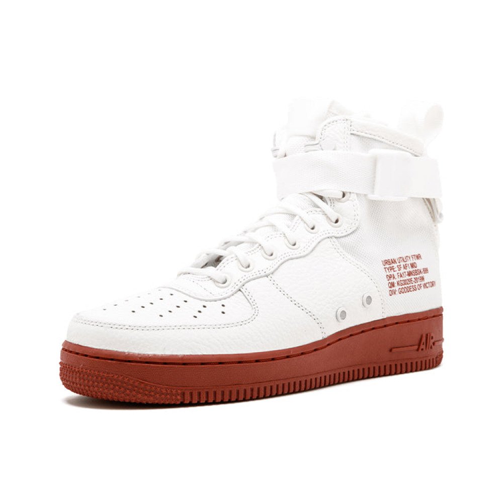 Nike SF Air Force 1 Mid  Red Ivory  917753-100