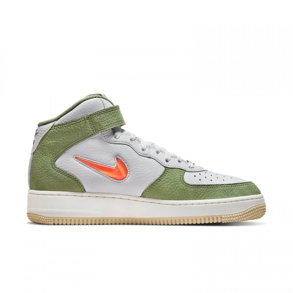 Nike Air Force 1 Mid QS  Olive Green Total Orange  DQ3505-100