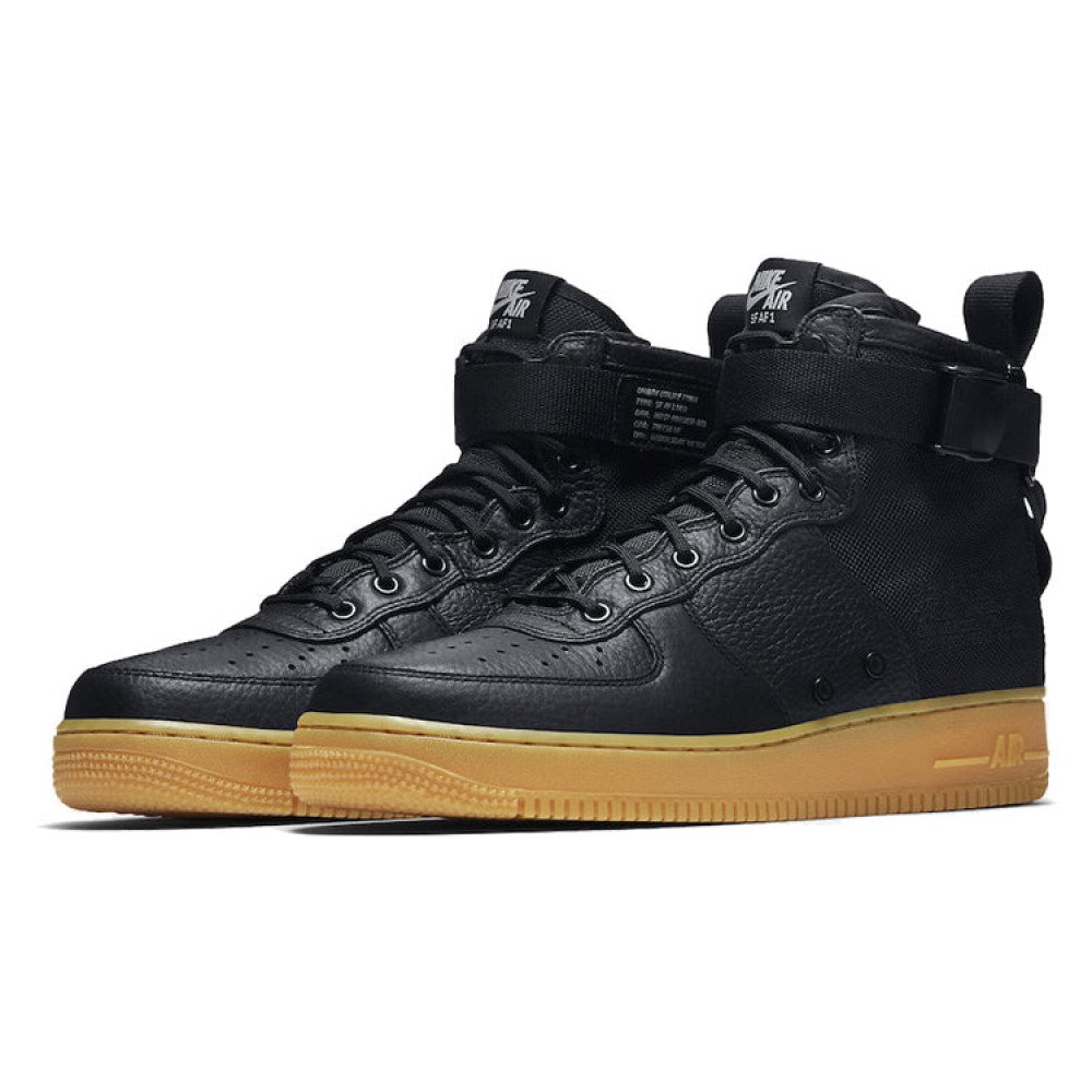 Nike SF Air Force 1 Mid  Black Gum  917753-003