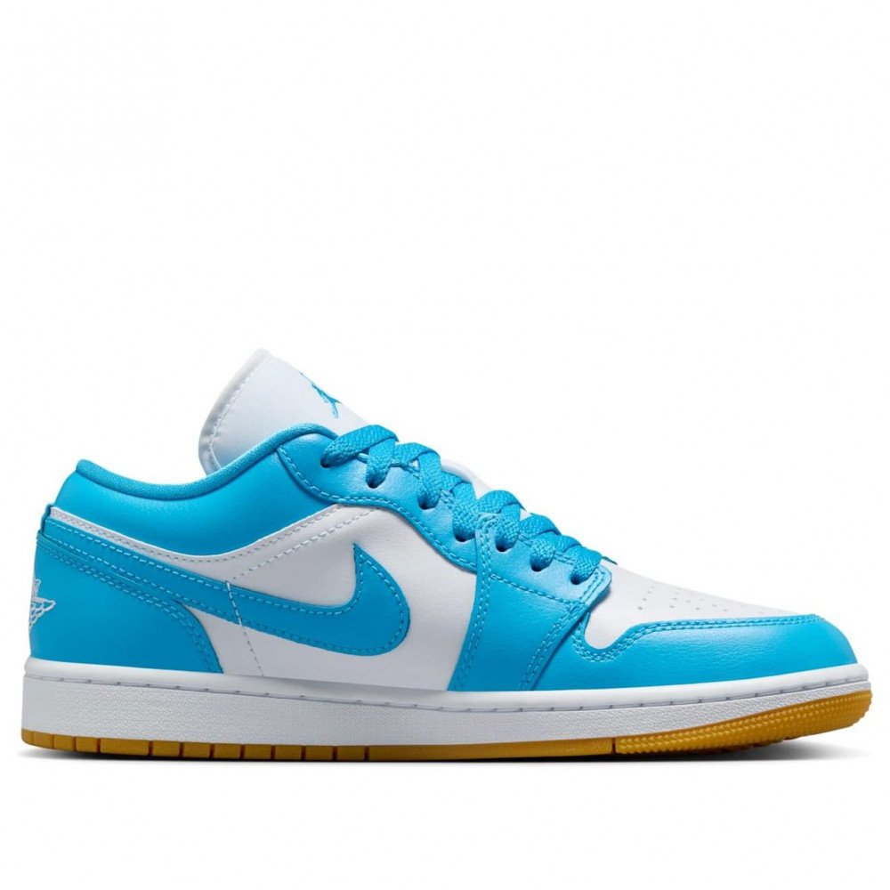 (WMNS) Air Jordan 1 Low White Dark Powder Blue DC0774-104 (WMNS) Air Jordan 1 Low White Dark Powder Blue DC0774-104