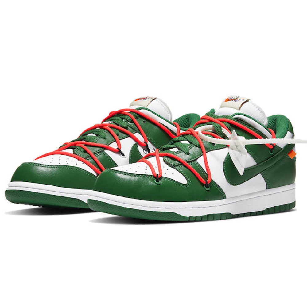 Nike x Off-White Dunk Low Pine Green Nike x Off-White Dunk Low Pine Green