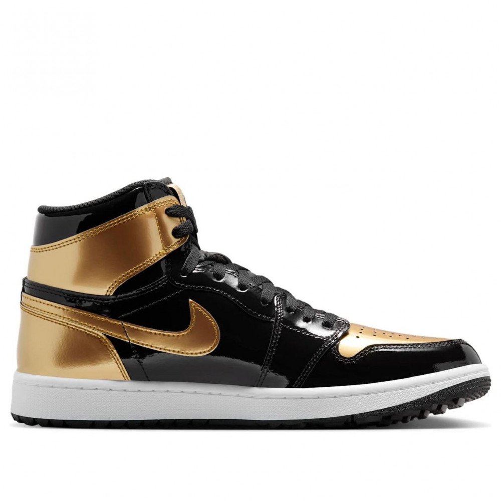 Air Jordan 1 High Golf Patent Gold Toe DQ0660-002 Air Jordan 1 High Golf Patent Gold Toe DQ0660-002