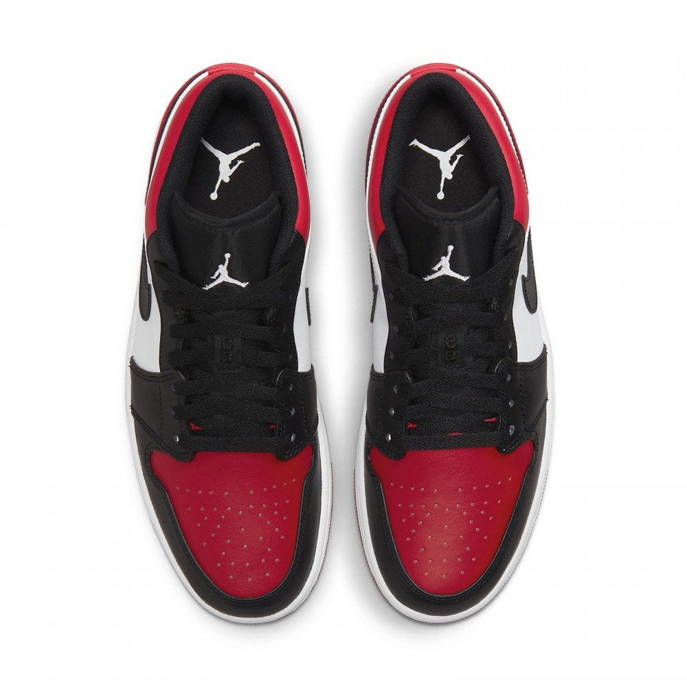 Air Jordan 1 Low Bred Toe 553558-612 Air Jordan 1 Low Bred Toe 553558-612