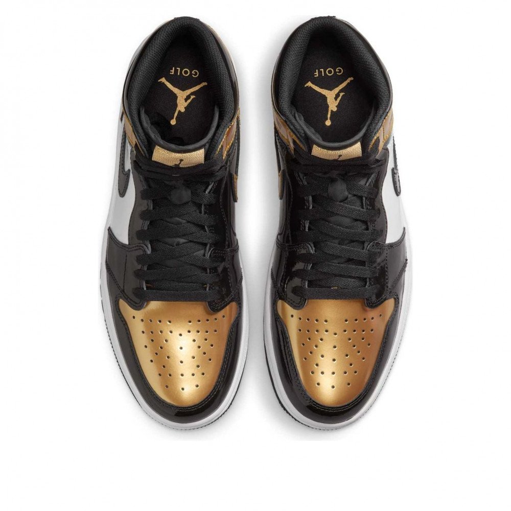 Air Jordan 1 High Golf Patent Gold Toe DQ0660-002 Air Jordan 1 High Golf Patent Gold Toe DQ0660-002