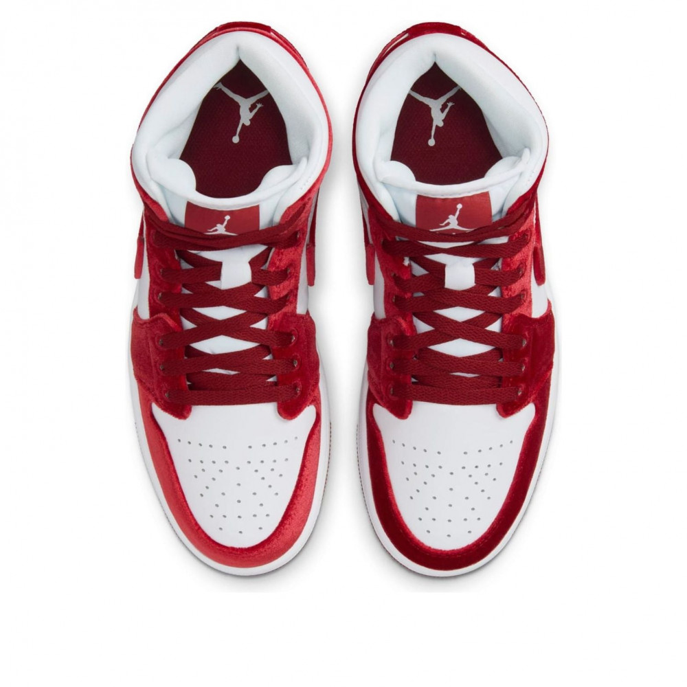 (WMNS) Air Jordan 1 Mid SE Red Velvet FZ3334-100 (WMNS) Air Jordan 1 Mid SE Red Velvet FZ3334-100