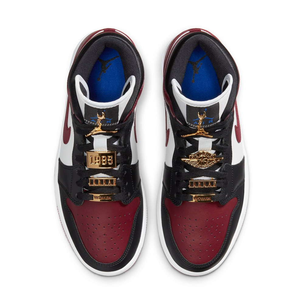 (WMNS) Air Jordan 1 Mid SE Gold Pendants CZ4385-016 (WMNS) Air Jordan 1 Mid SE Gold Pendants CZ4385-016