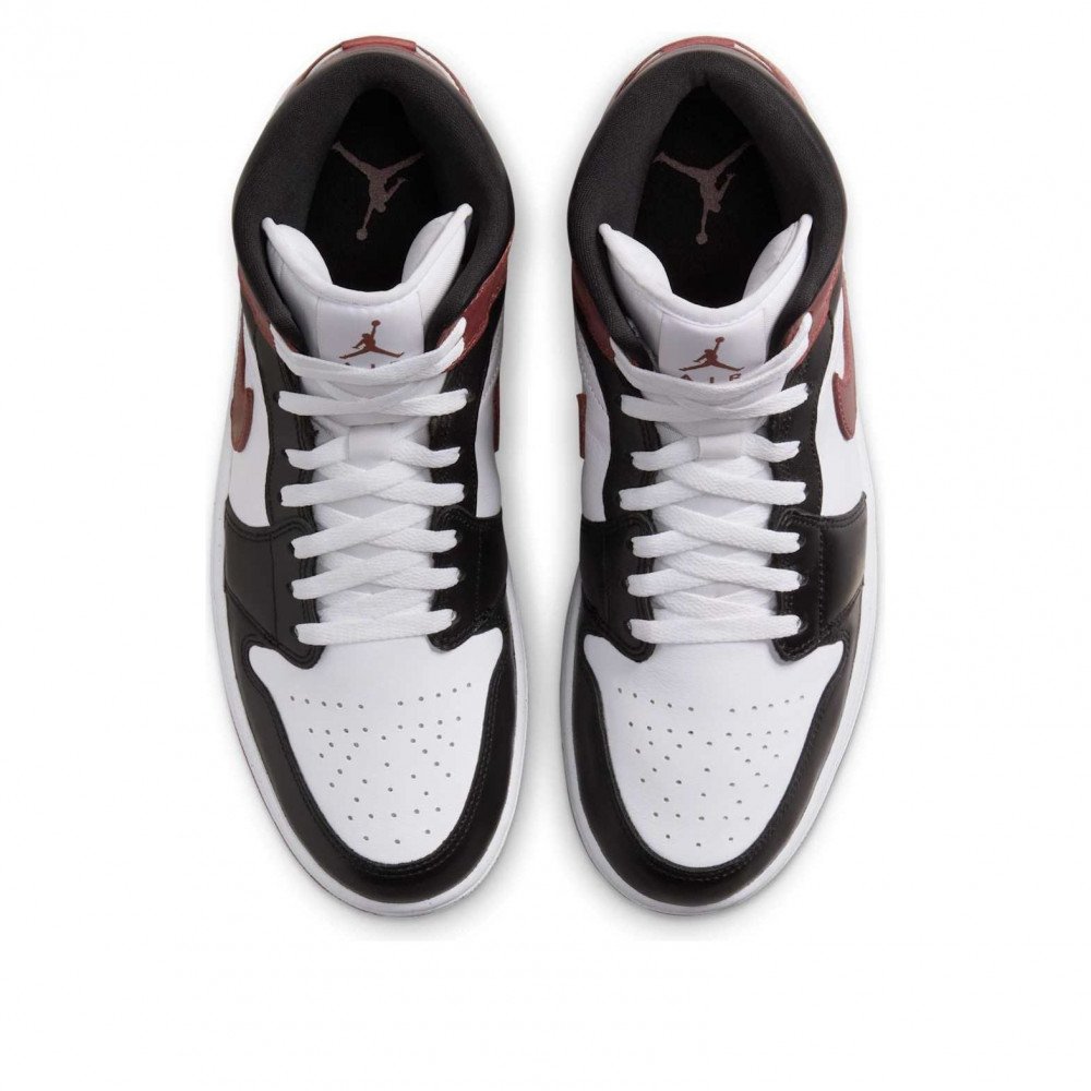 Air Jordan 1 Mid White Red Black HF3216-102 Air Jordan 1 Mid White Red Black HF3216-102