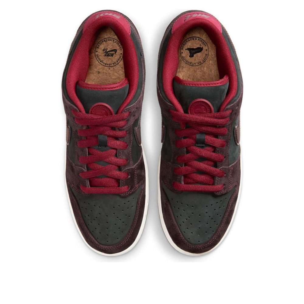 Nike x Riot Skateshop SB Dunk Low Mahogany Dark Beetroot FZ1289-200 Nike x Riot Skateshop SB Dunk Low Mahogany Dark Beetroot FZ1289-200