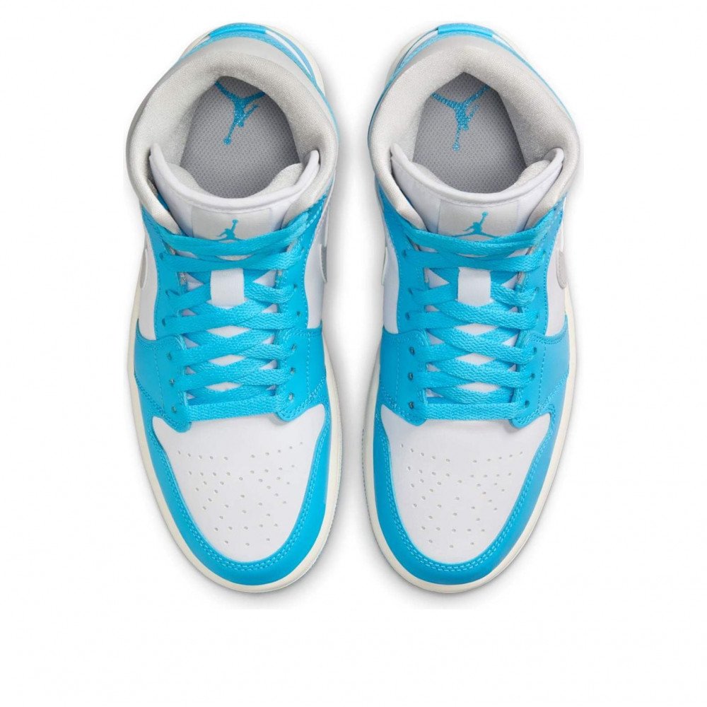(WMNS) Air Jordan 1 Mid Dark Powder Blue BQ6472-400 (WMNS) Air Jordan 1 Mid Dark Powder Blue BQ6472-400