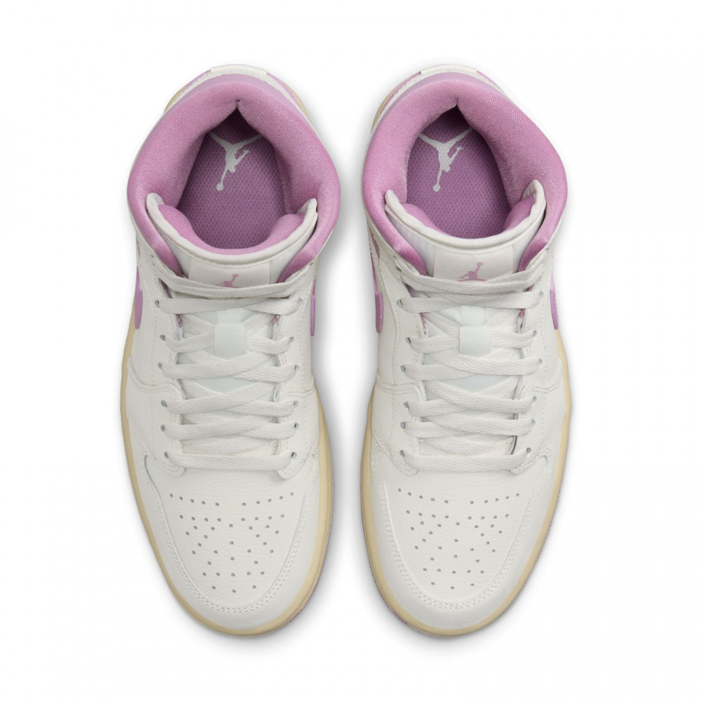 (WMNS) Air Jordan 1 Mid  Sail Pink Coconut Milk  BQ6472-162