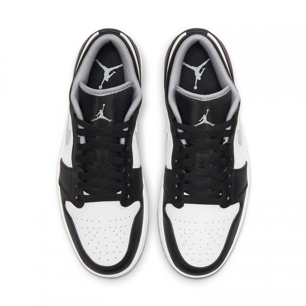 Air Jordan 1 Low Black White Grey 553558-040 Air Jordan 1 Low Black White Grey 553558-040
