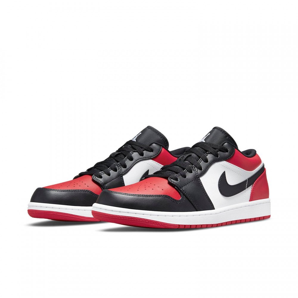 Air Jordan 1 Low Bred Toe 553558-612 Air Jordan 1 Low Bred Toe 553558-612