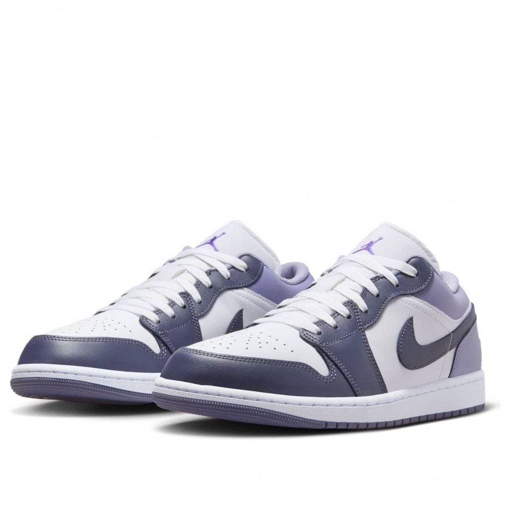 Air Jordan 1 Low White Purple 553558-145 Air Jordan 1 Low White Purple 553558-145