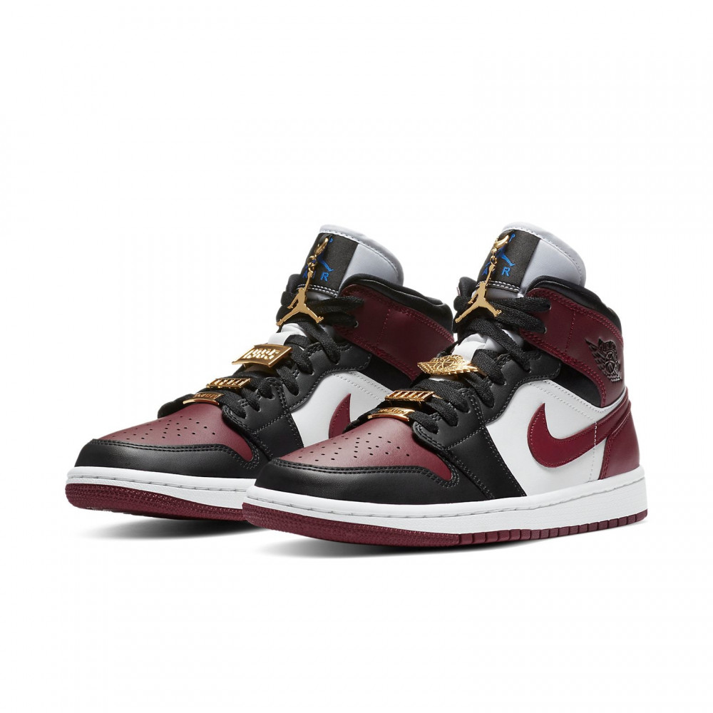(WMNS) Air Jordan 1 Mid SE Gold Pendants CZ4385-016 (WMNS) Air Jordan 1 Mid SE Gold Pendants CZ4385-016