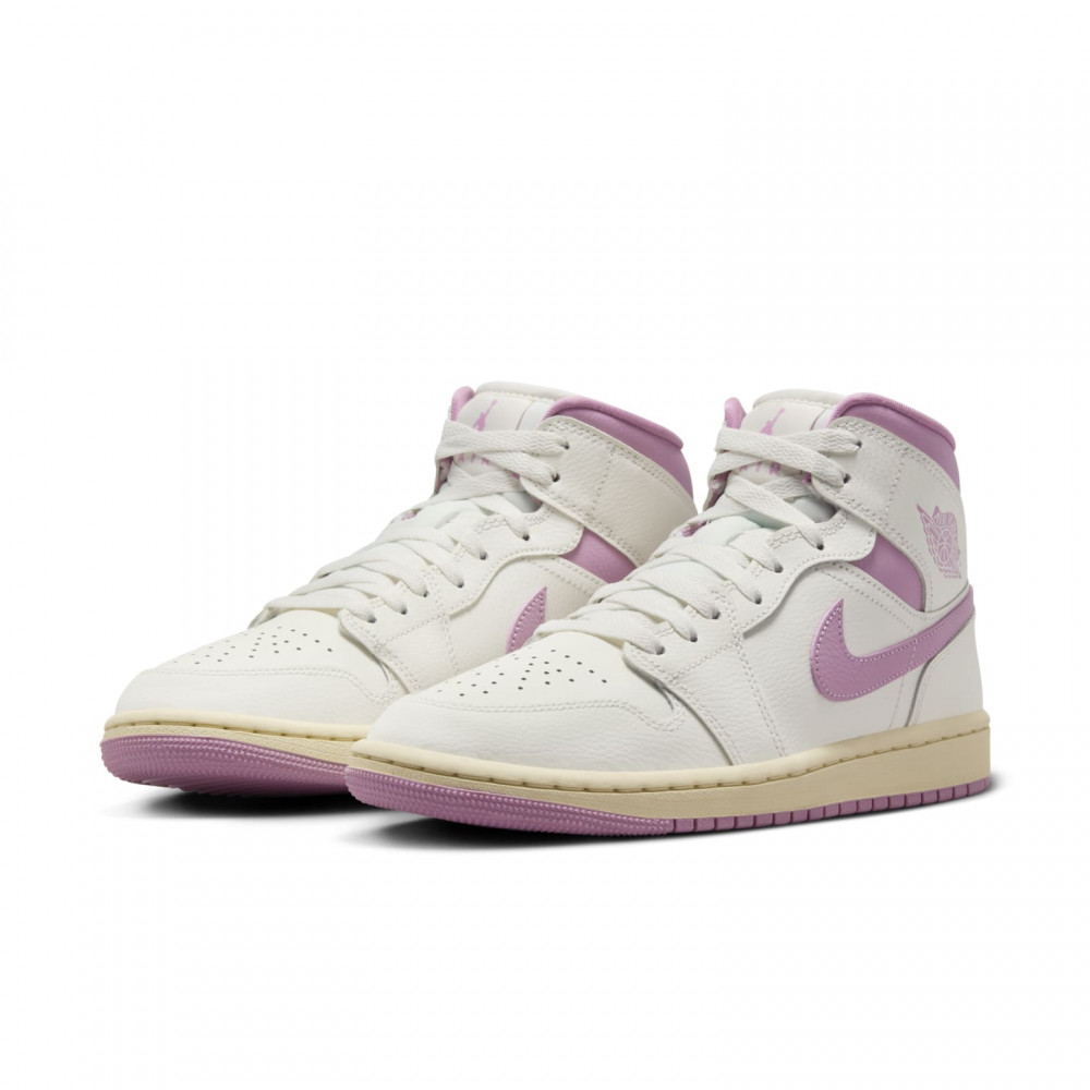 (WMNS) Air Jordan 1 Mid  Sail Pink Coconut Milk  BQ6472-162