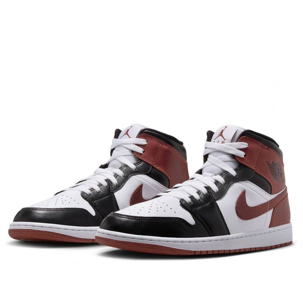 Air Jordan 1 Mid White Red Black HF3216-102 Air Jordan 1 Mid White Red Black HF3216-102
