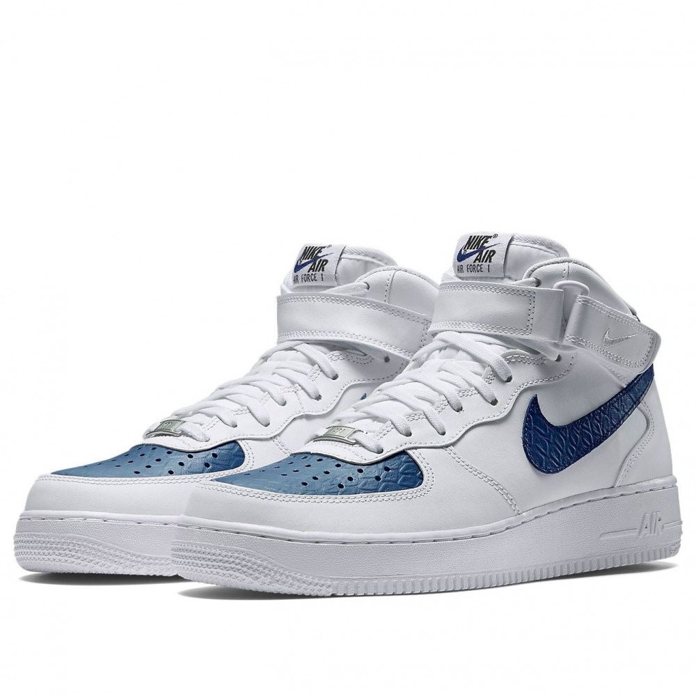 Nike Air Force 1 Mid  07  White Blue Legend  315123-125