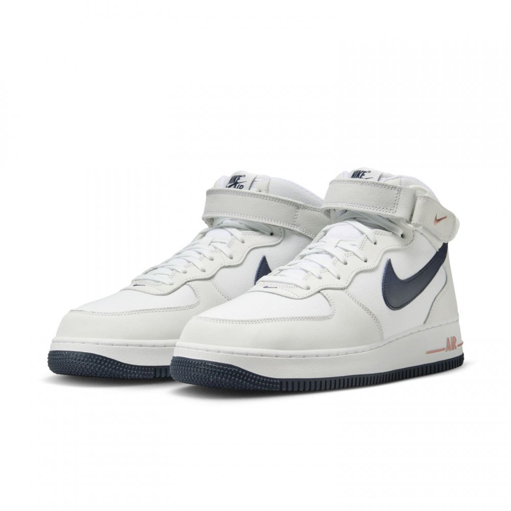 Nike Air Force 1 Mid  07 LX  Summit White Obsidian  FB8879-100