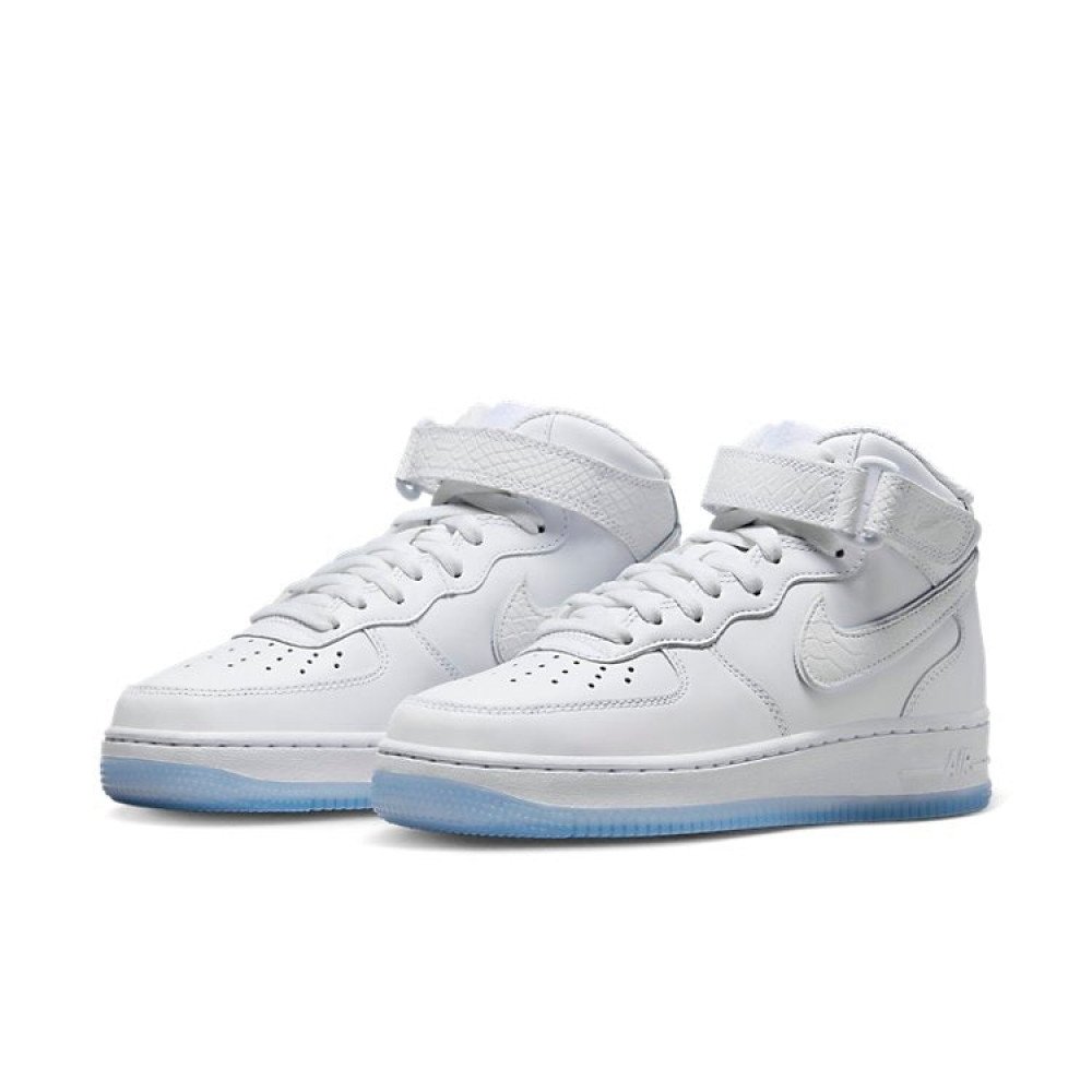 (WMNS) Nike Air Force 1 Mid  White Ice Reptile  FN4274-100