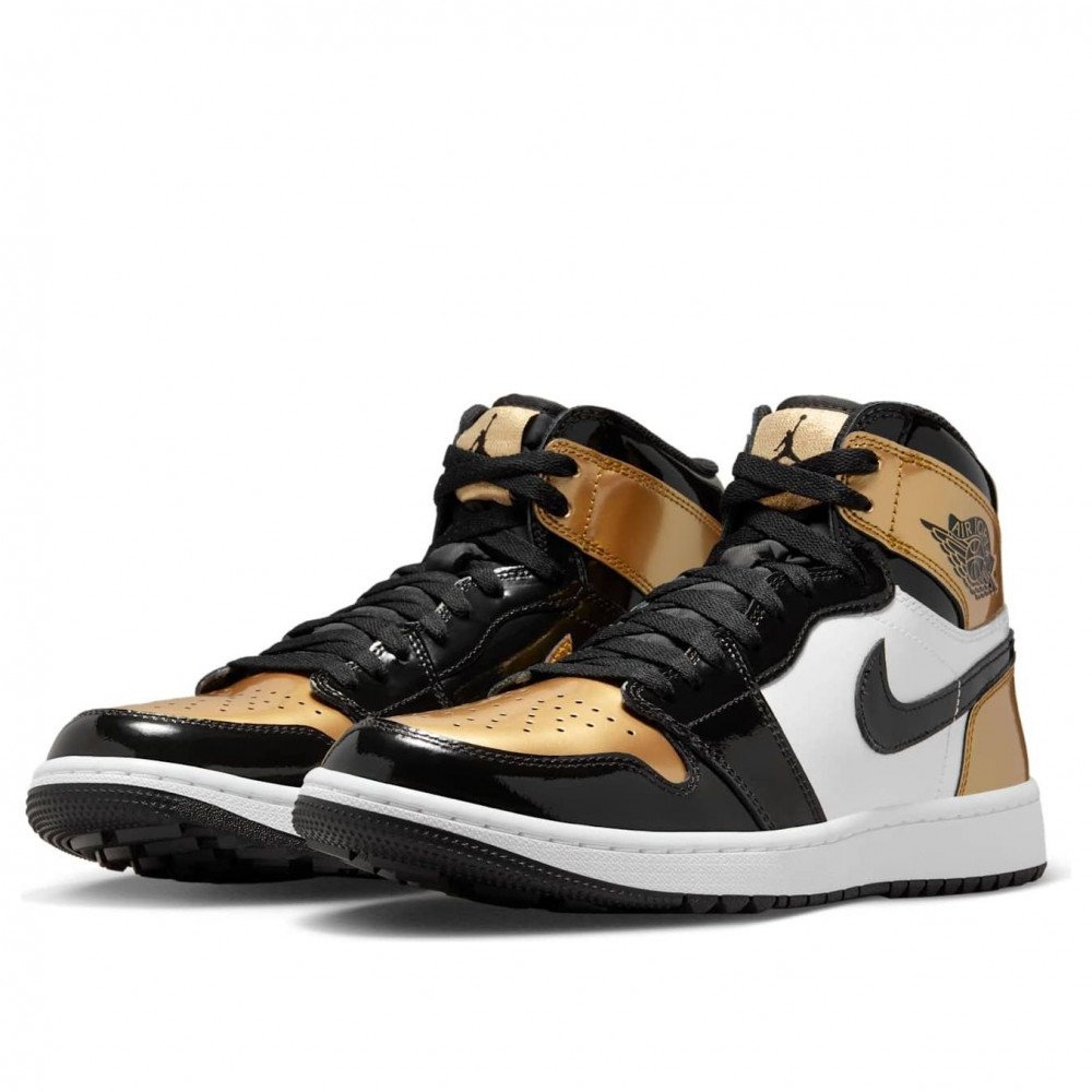 Air Jordan 1 High Golf Patent Gold Toe DQ0660-002 Air Jordan 1 High Golf Patent Gold Toe DQ0660-002