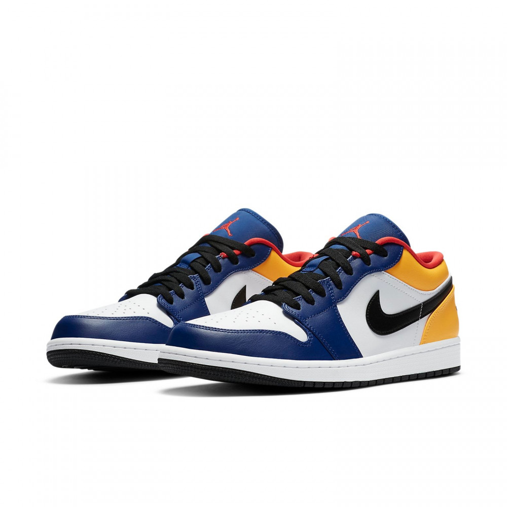Air Jordan 1 Low White Deep Royal Blue 553558-123 Air Jordan 1 Low White Deep Royal Blue 553558-123