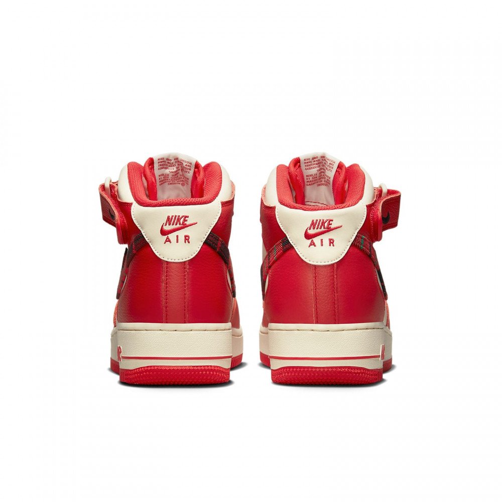 Nike Air Force 1 Mid  07 LX  Red Plaid  DV0792-101