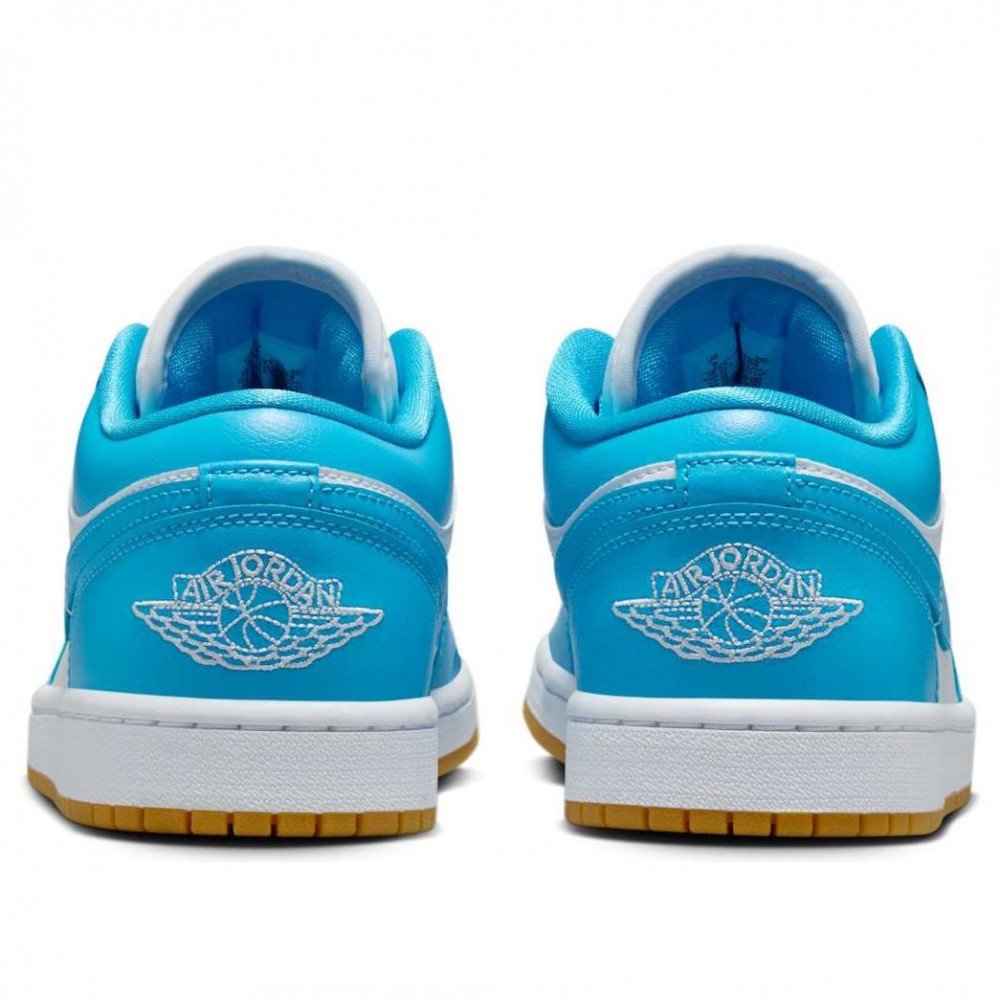 (WMNS) Air Jordan 1 Low White Dark Powder Blue DC0774-104 (WMNS) Air Jordan 1 Low White Dark Powder Blue DC0774-104
