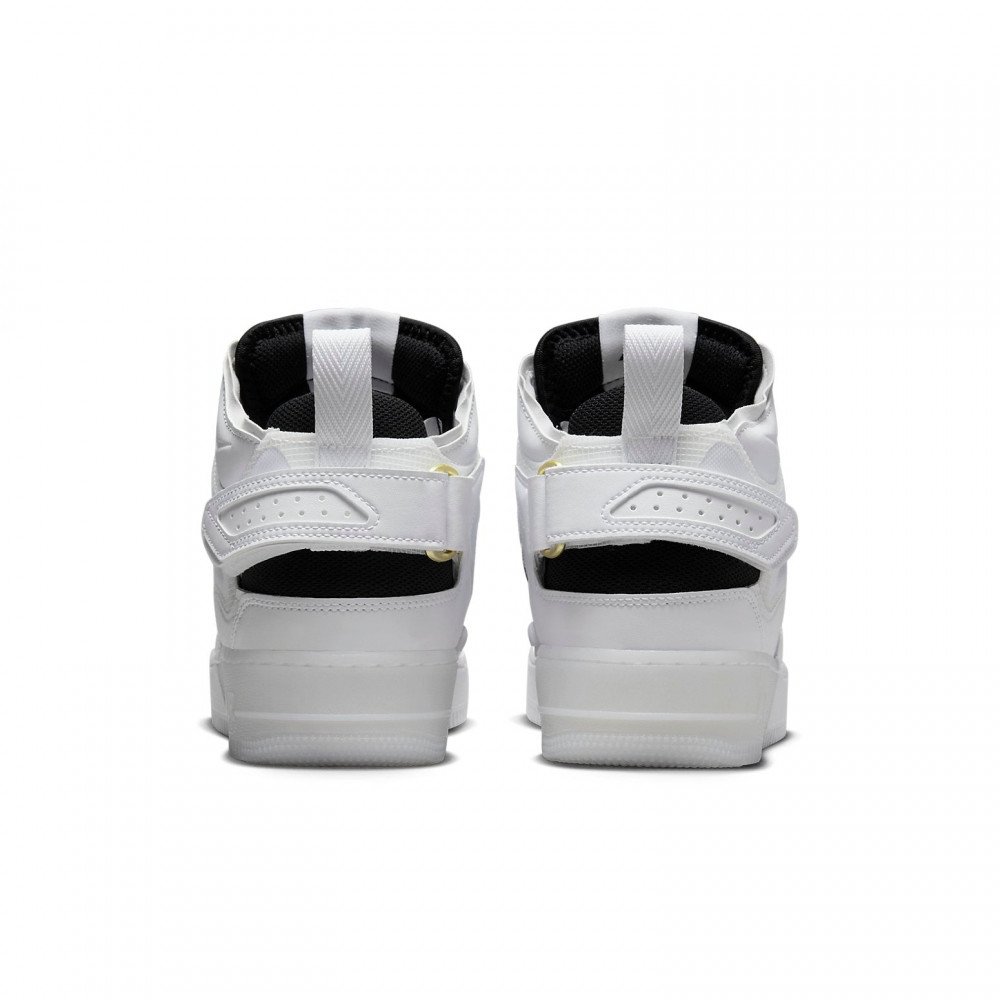 Nike Air Force 1 Mid React  40th Anniversary   White Black  DQ7668-100