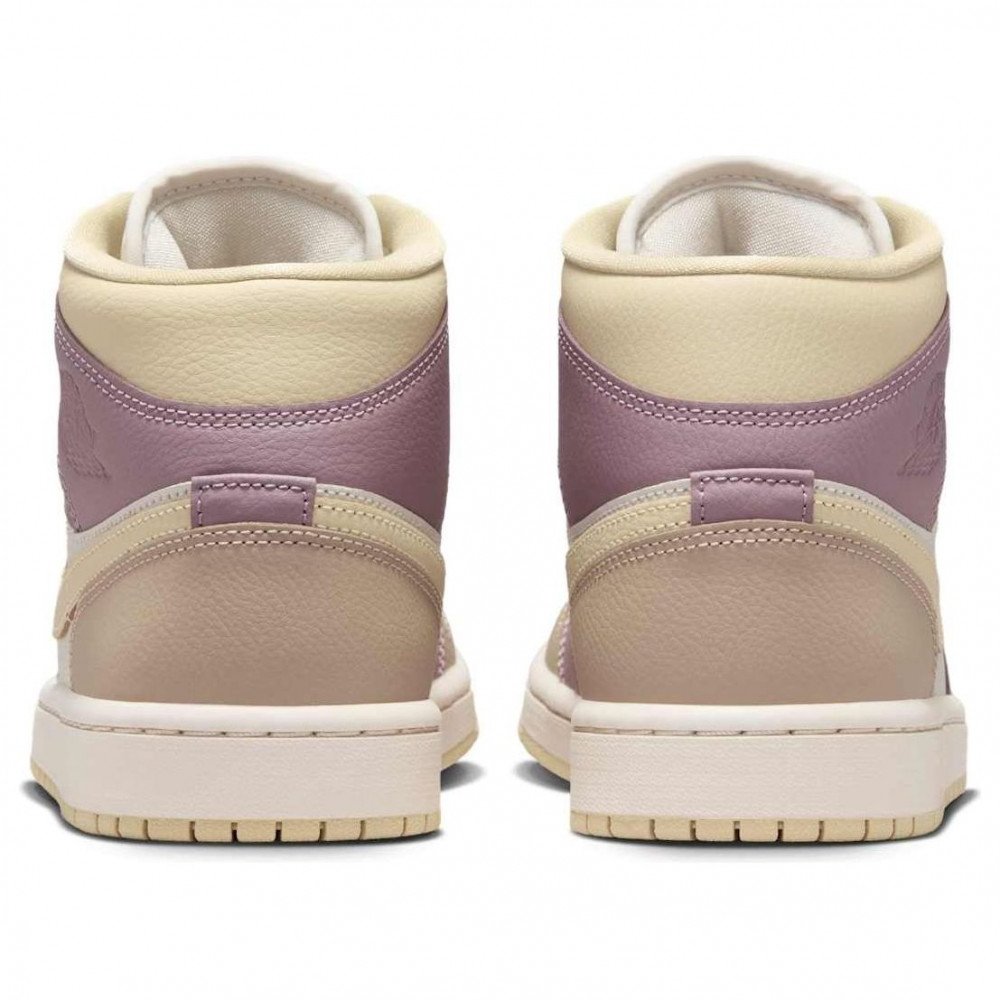 (WMNS) Air Jordan 1 Mid Light Orewood Brown Taupe Grey HV2370-100 (WMNS) Air Jordan 1 Mid Light Orewood Brown Taupe Grey HV2370-100