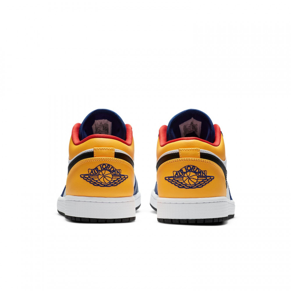 Air Jordan 1 Low White Deep Royal Blue 553558-123 Air Jordan 1 Low White Deep Royal Blue 553558-123