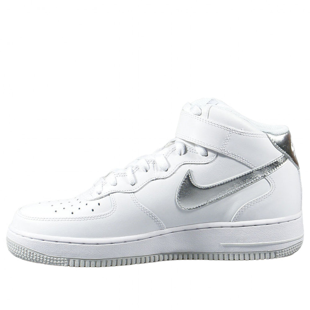 Nike Air Force 1 Mid  07  White Silver  315123-109