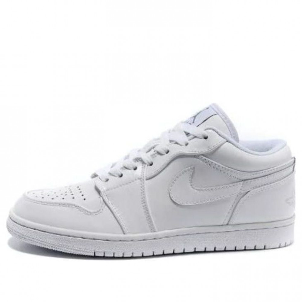 Air Jordan 1 Low  Triple White  553558-100
