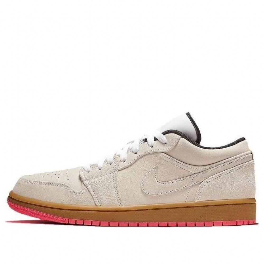 Air Jordan 1 Low  White Gym Yellow  553558-119