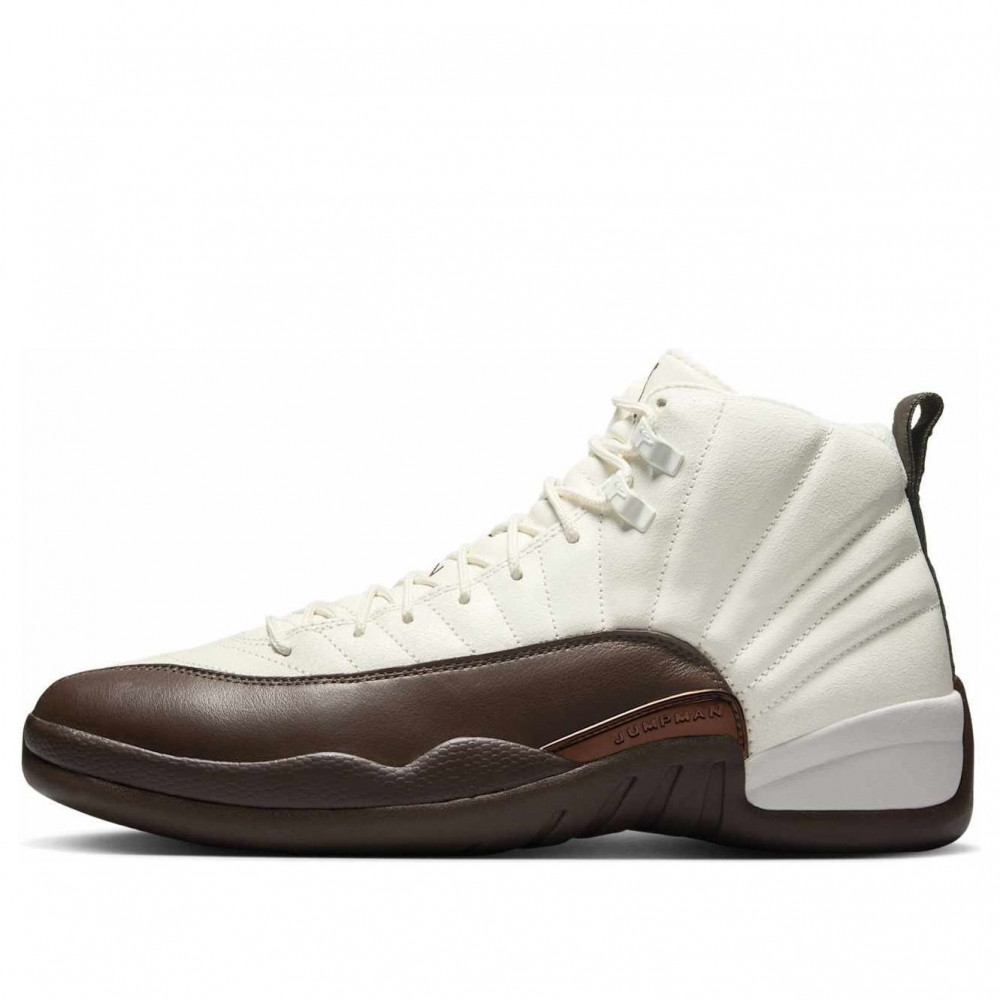 Air Jordan 12 x SoleFly  Cafecito White Baroque Brown  FZ5026-100