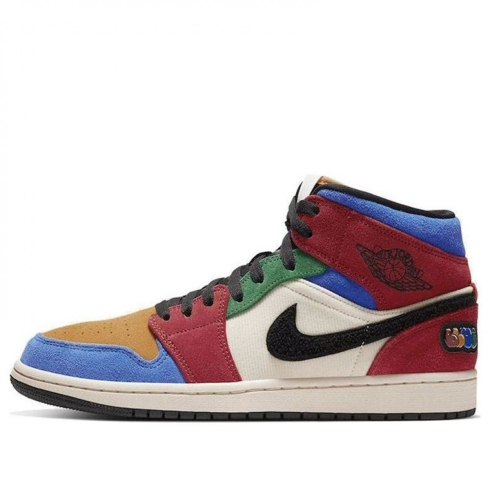 Air Jordan 1 Mid x Blue The Great   Fearless  CU2805-100