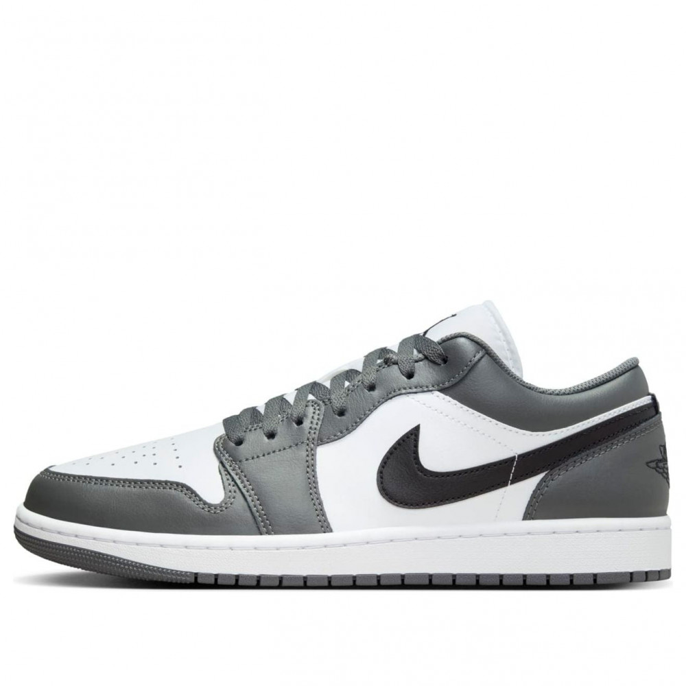 Air Jordan 1 Low  White Iron Grey  553558-152