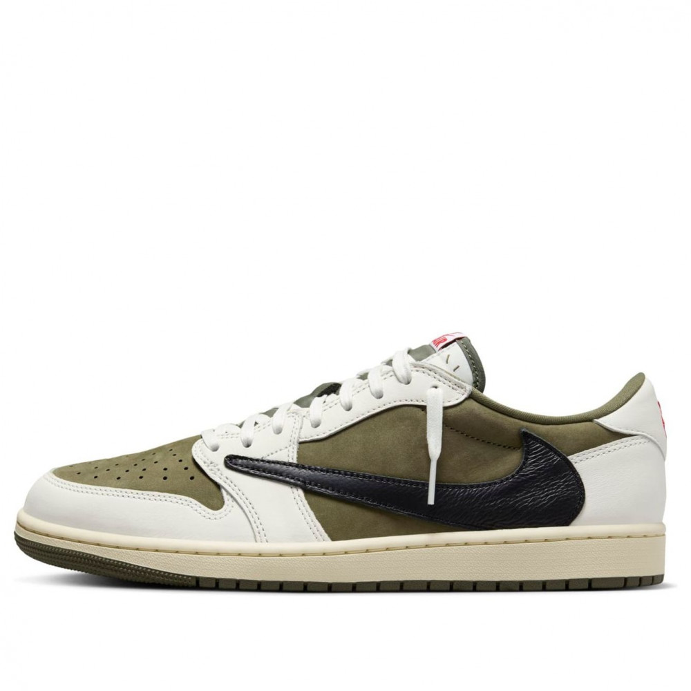 Air Jordan 1 Retro Low OG SP x Travis Scott  Medium Olive  DM7866-200