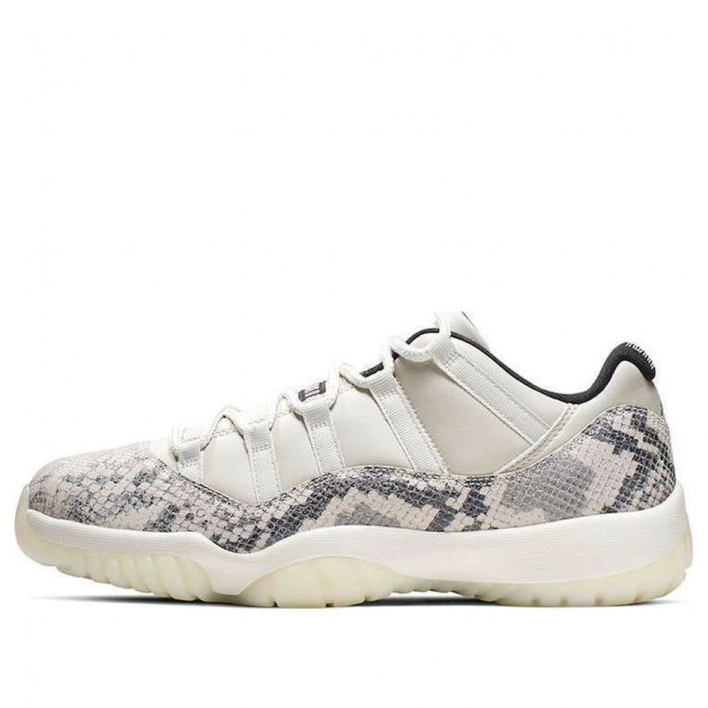 Air Jordan 11 Retro Low  Light Bone Snakeskin  CD6846-002