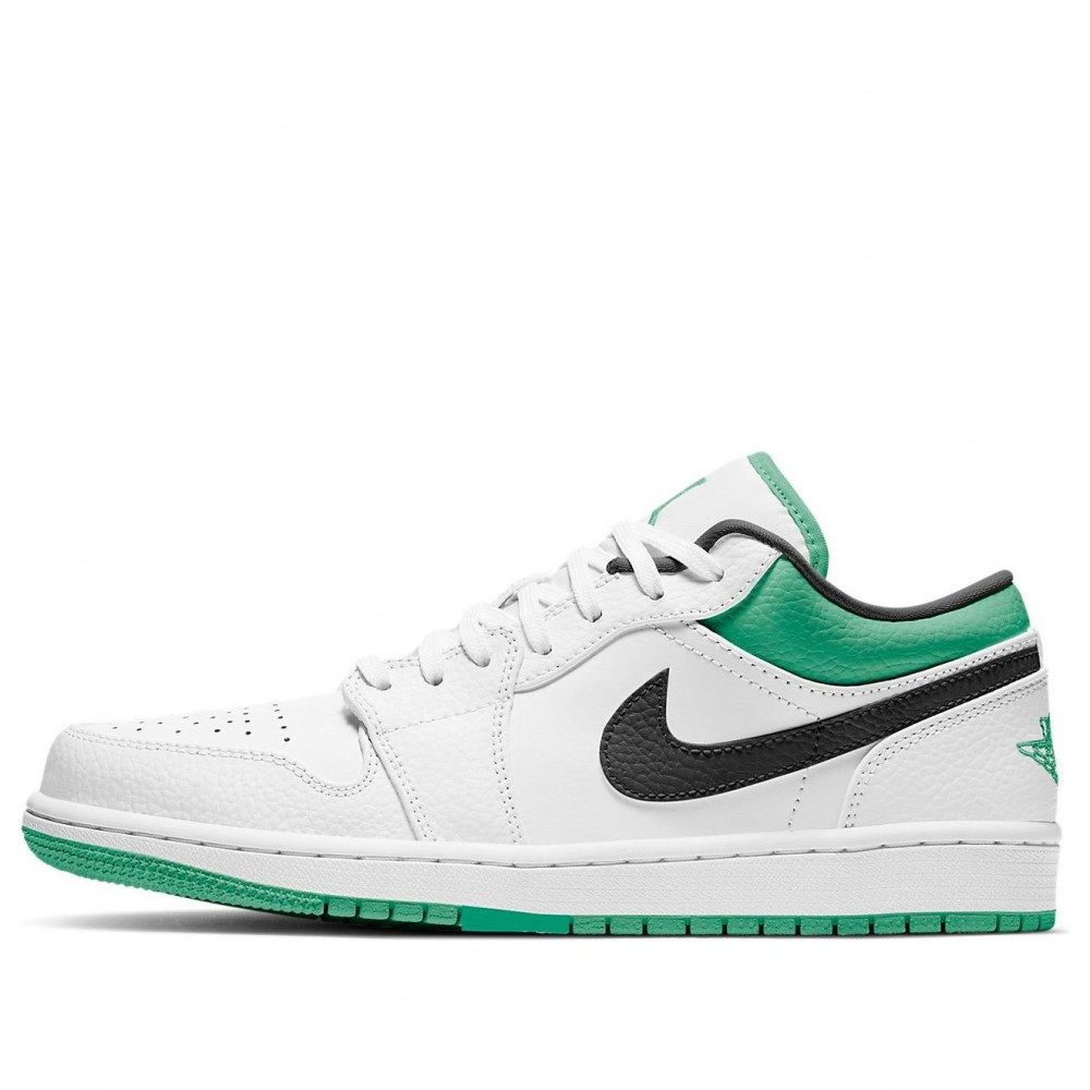 Air Jordan 1 Low  White Lucky Green  553558-129